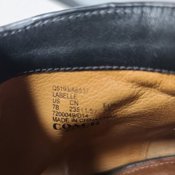 Coach Women's Labelle Booties Black Size 7 - Picture 8 of 12